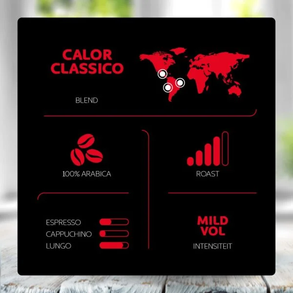 calor-classico-blend-koffiebonen-kenmerken